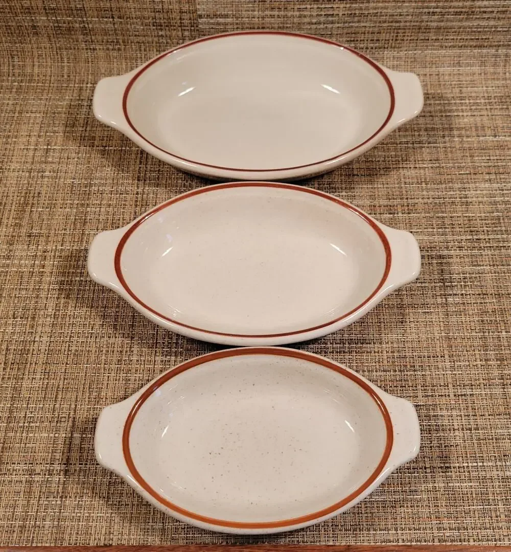 Syracuse Au Gratin Baking Dishes #749, 748, 747 (Set of 3)